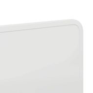 Облегалка за глава с таблото Бяло 140 cm Инженерно дърво