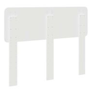 Облегалка за глава с таблото Бяло 135 cm Инженерно дърво