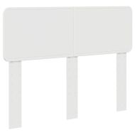 Облегалка за глава с таблото Гланц бяло 120 cm Инженерно дърво