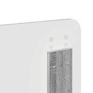 Облегалка за глава с таблото Сив Сонома 120 cm Инженерно дърво