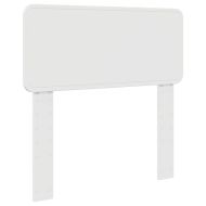 Облегалка за глава с таблото Гланц бяло 100 cm Инженерно дърво