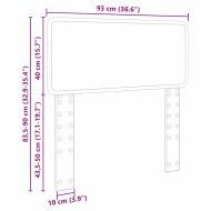 Облегалка за глава с таблото Дъб 90 cm Инженерно дърво