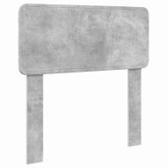 Облегалка за глава Циментено сиво 80 cm Инженерно дърво