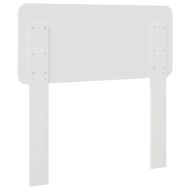 Облегалка за глава с таблото Гланц бяло 75 cm Инженерно дърво