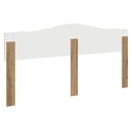 Облегалка за глава с таблото Дъб 200 cm Инженерно дърво