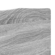 Облегалка за глава с таблото Сив Сонома 180 cm Инженерно дърво