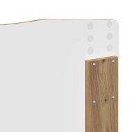 Облегалка за глава с таблото Дъб 135 cm Инженерно дърво