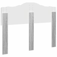 Облегалка за глава с таблото Сив Сонома 120 cm Инженерно дърво