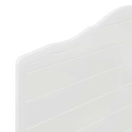 Облегалка за глава с таблото Гланц бяло 100 cm Инженерно дърво