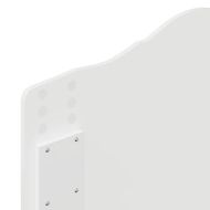 Облегалка за глава с таблото Бяло 90 cm Инженерно дърво