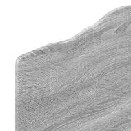 Облегалка за глава с таблото Сив Сонома 90 cm Инженерно дърво