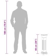 Класическа квадратна поставка за растения MDF - тип колона