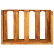 Стойки за вино, 4 бр, 16 бутилки, махагоново дърво масив