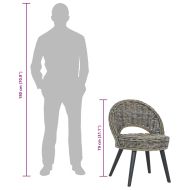 Кресло, кубу ратан, черно