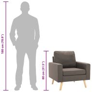 Фотьойл, таупе, текстил