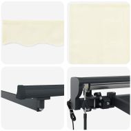 Сгъваем навес Крем 400 × 300 cm текстил