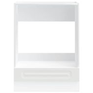 Шкаф за фурна, Kalmar, бял, инженерно дърво