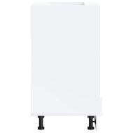 Шкаф за фурна, Kalmar, бял, инженерно дърво