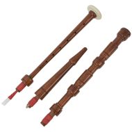 Голяма шотландска гайда за деца, червен Royal Stewart тартан