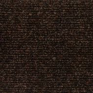 Самозалепващи се постелки за стълби, 20 бр., 56x17x3 см, кафяви, полукръгли