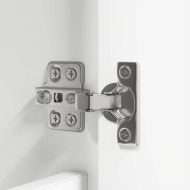 Комплект мебели за баня с чекмедже 4 pcs Бяло Инженерно дърво