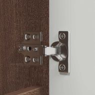 Комплект мебели за баня с рафт 4 pcs Кафяв дъб Инженерно дърво