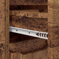 Комплект мебели за баня 4 pcs Старо дърво Инженерно дърво