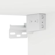 Комплект мебели за баня с чекмедже 3 pcs Бяло Инженерно дърво