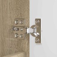 Комплект мебели за баня с рафт 3 pcs Сонома дъб Инженерно дърво