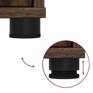 Комплект мебели за баня с рафт 3 pcs Димян дъб Инженерно дърво