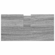 Комплект мебели за баня с рафт 3 pcs Сив Сонома Инженерно дърво