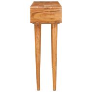 Конзолна маса Кафяво 110 x 30 x 80 см Солидно акациево дърво