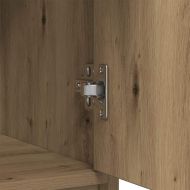 Бюфет с чекмеджета, дъб артизан 80x34x76 см Инженерна дървесина