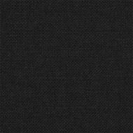 Леглова рамка с тапицирана гръбна част Черно 120 x 190 cm