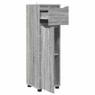 Шкаф за баня Сив Сонома 30,5 x 30 x 101 см Инженерно дърво