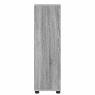 Шкаф за баня Сив Сонома 30,5 x 30 x 101 см Инженерно дърво