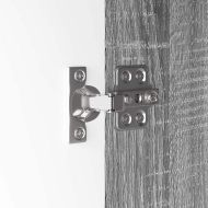 Шкаф за баня Сив Сонома 30,5 x 30 x 101 см Инженерно дърво