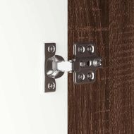 Шкаф за баня Кафяв дъб 30,5 x 30 x 101 см Инженерно дърво