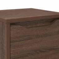 Шкаф за баня Кафяв дъб 30,5 x 30 x 101 см Инженерно дърво