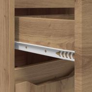 Шкаф за баня с чекмедже Дъб 30,5 x 30 x 101 см Инженерно дърво