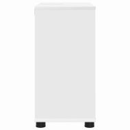 Шкаф за баня с мивка Бяло 60 x 30 x 60 cm Инженерно дърво