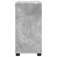 Шкаф за баня с мивка с рафт Циментено сиво 60 x 30 x 60 cm