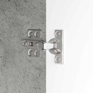 Шкаф за баня с мивка с рафт Циментено сиво 60 x 30 x 60 cm