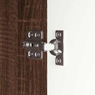 Шкаф за баня с мивка Кафяв дъб 60 x 30 x 60 cm Инженерно дърво