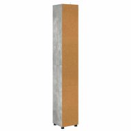 Шкаф за баня Циментено сиво 30,5 x 30 x 195 см Инженерно дърво