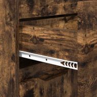 Шкаф за баня Димян дъб 72,5 x 36,5 x 100 см Инженерно дърво