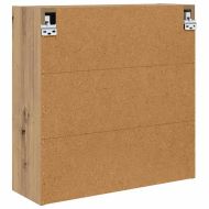 Шкаф с огледало за баня Дъб 60 x 20 x 60 cm Инженерно дърво