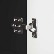 Служебен шкаф с чекмедже Черно 100 x 30 x 65,6 Инженерно дърво