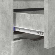 Служебен шкаф Циментено сиво 100 x 30 x 65,6 Инженерно дърво