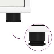 Нощни маси 2 pcs Бяло 30,5 x 30 x 43 см Инженерно дърво